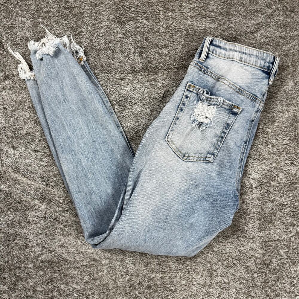 Almost Famous Distressed Skinny Jean's Women's Size 1